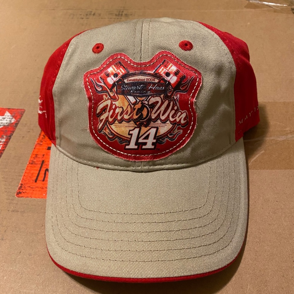 Chase Authentic Stewart Haas Racing NASCAR    Red & Tan    First Win  14 Hat